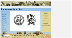 Desktop Screenshot of bauernclub.de